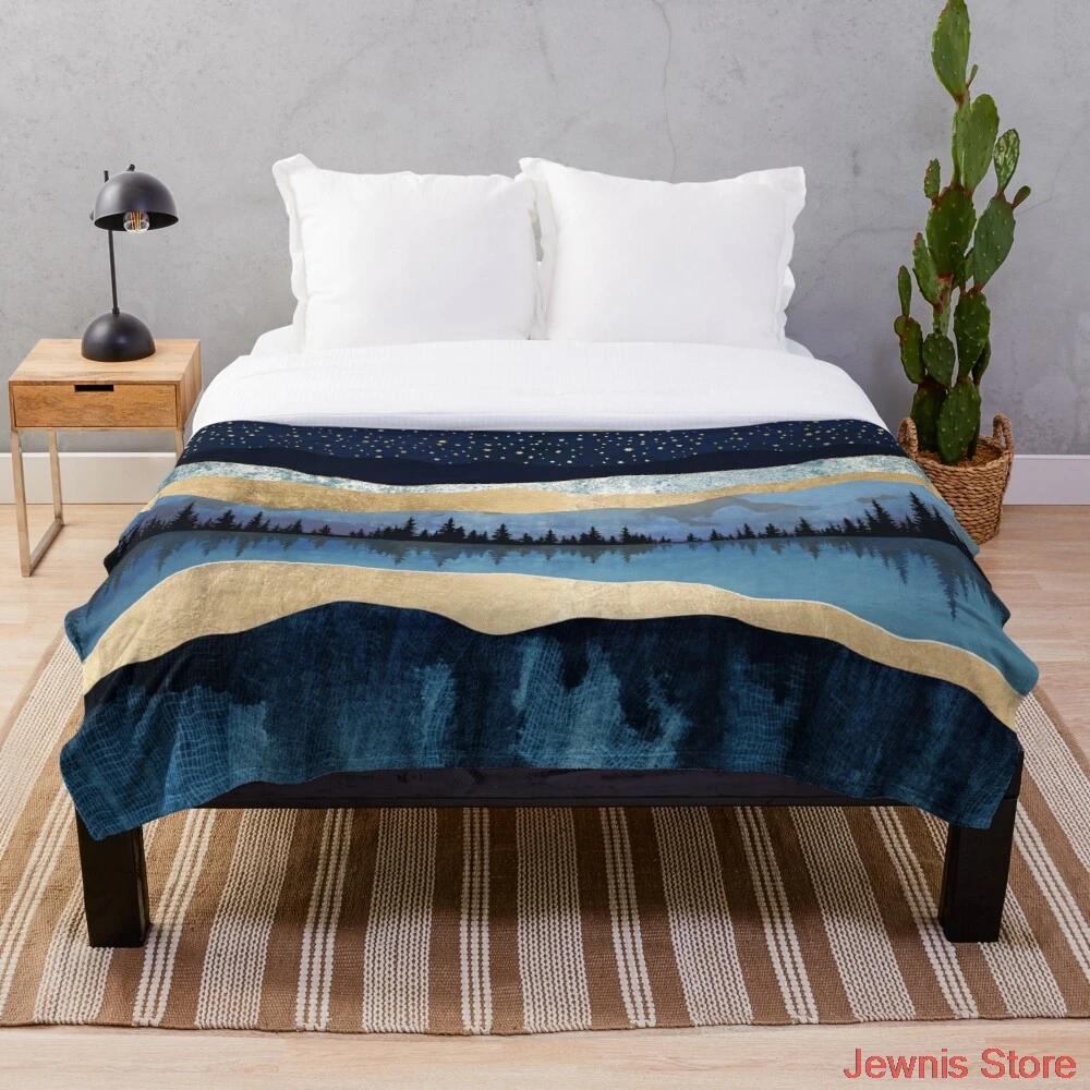 Midnight Lake Throw Blanket Soft Flannel Sherpa Sherpa Summer Covering Blanket Throw for adult Children Kids on Bed Sofa Couch
Midnight Lake Throw Blanket Soft Flannel Sherpa Sherpa Summer Covering Blanket Throw for adult Children Kids on Bed Sofa Couch