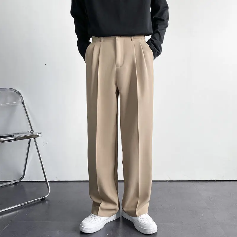 2022 Men's Loose Casual Pants Solid Color Wide Leg Pants Formal Business Design Suit Pants Pantalon Homme Trousers Size S-2XL
2022 Men's Loose Casual Pants Solid Color Wide Leg Pants Formal Business Design Suit Pants Pantalon Homme Trousers Size S-2XL