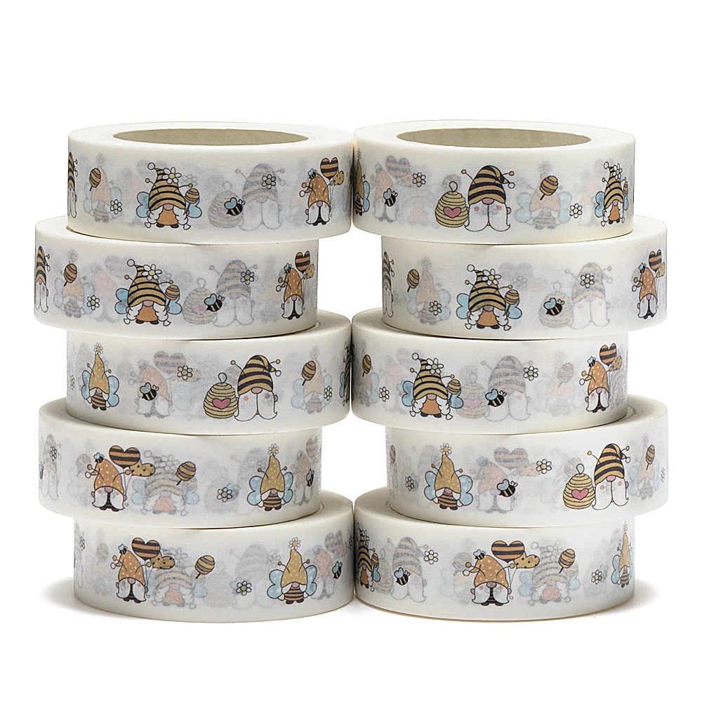 2022 NEW 10pcs/Lot 15mm x 10m Draw Bumble Bee Gnomes Catoon Washi Tape Scrapbook Masking Adhesive Washi Tape Stationery
2022 NEW 10pcs/Lot 15mm x 10m Draw Bumble Bee Gnomes Catoon Washi Tape Scrapbook Masking Adhesive Washi Tape Stationery
