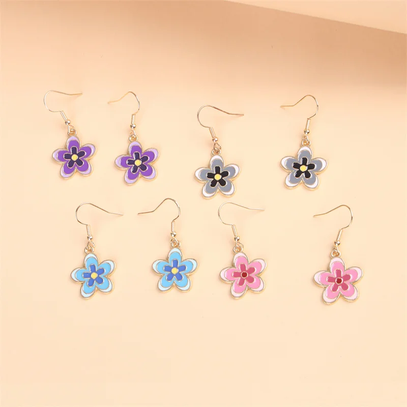 New Flower Earrings Pendant Sweet Romantic Flower Earrings Women Fashion Jewelry Gift for Friends and Childs
New Flower Earrings Pendant Sweet Romantic Flower Earrings Women Fashion Jewelry Gift for Friends and Childs