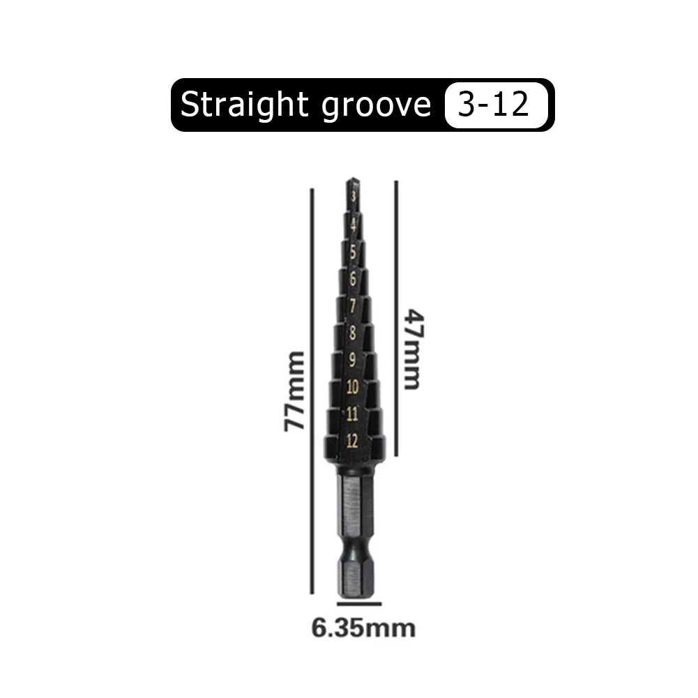 Brand New High Quality Drill Bit 3-12mm 4-12mm 4-20mm Coated Drill Bit Hole Cutter Straight Groove Step Titanium
Brand New High Quality Drill Bit 3-12mm 4-12mm 4-20mm Coated Drill Bit Hole Cutter Straight Groove Step Titanium