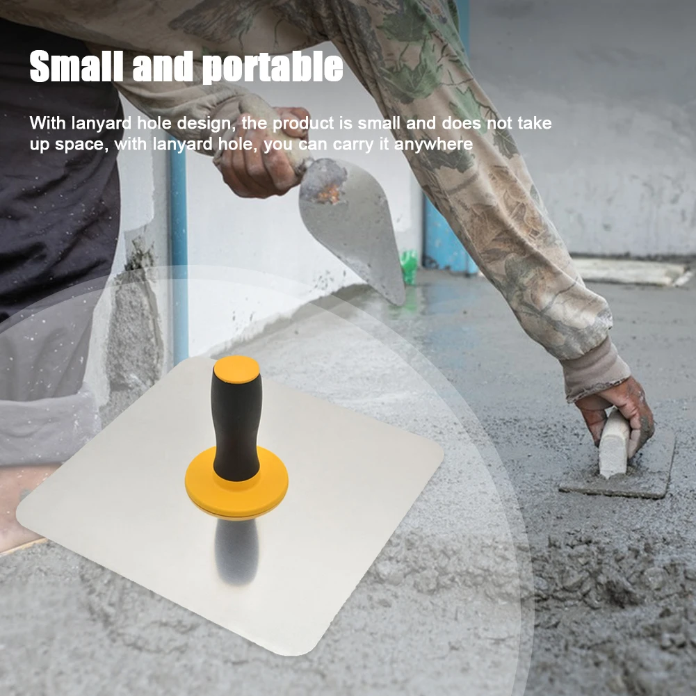 

Tiler Supporting Board with Soft Grip Handle Aluminium Plaster Mortar Board Lightweight for Cement Mortar Drywall for Plasterer