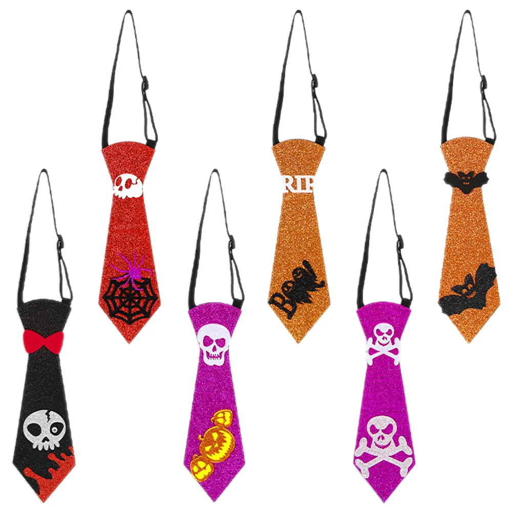 6 pcs Halloween Ties Kids Neckties Toddler Tie Boys Ties Decorative Neckties for Children
6 pcs Halloween Ties Kids Neckties Toddler Tie Boys Ties Decorative Neckties for Children