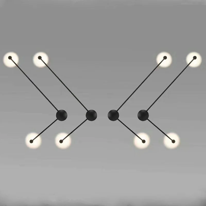 Настенная лампа в стиле ретро, настенный декоративный светильник для дома, современное умное украшение для спальни, столовой