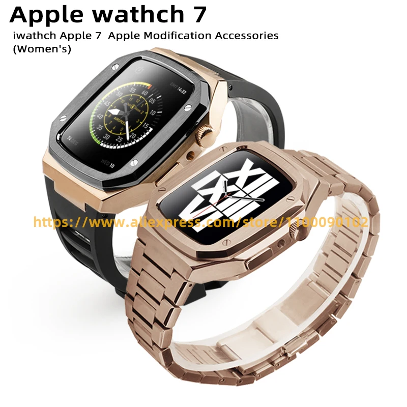 Совместим с Apple Watch Band 41 мм серия 7 с ремешком для чехла, ремешки из нержавеющей стали для iWatch с защитным чехлом
Совместим с Apple Watch Band 41 мм серия 7 с ремешком для чехла, ремешки из нержавеющей стали для iWatch с защитным чехлом