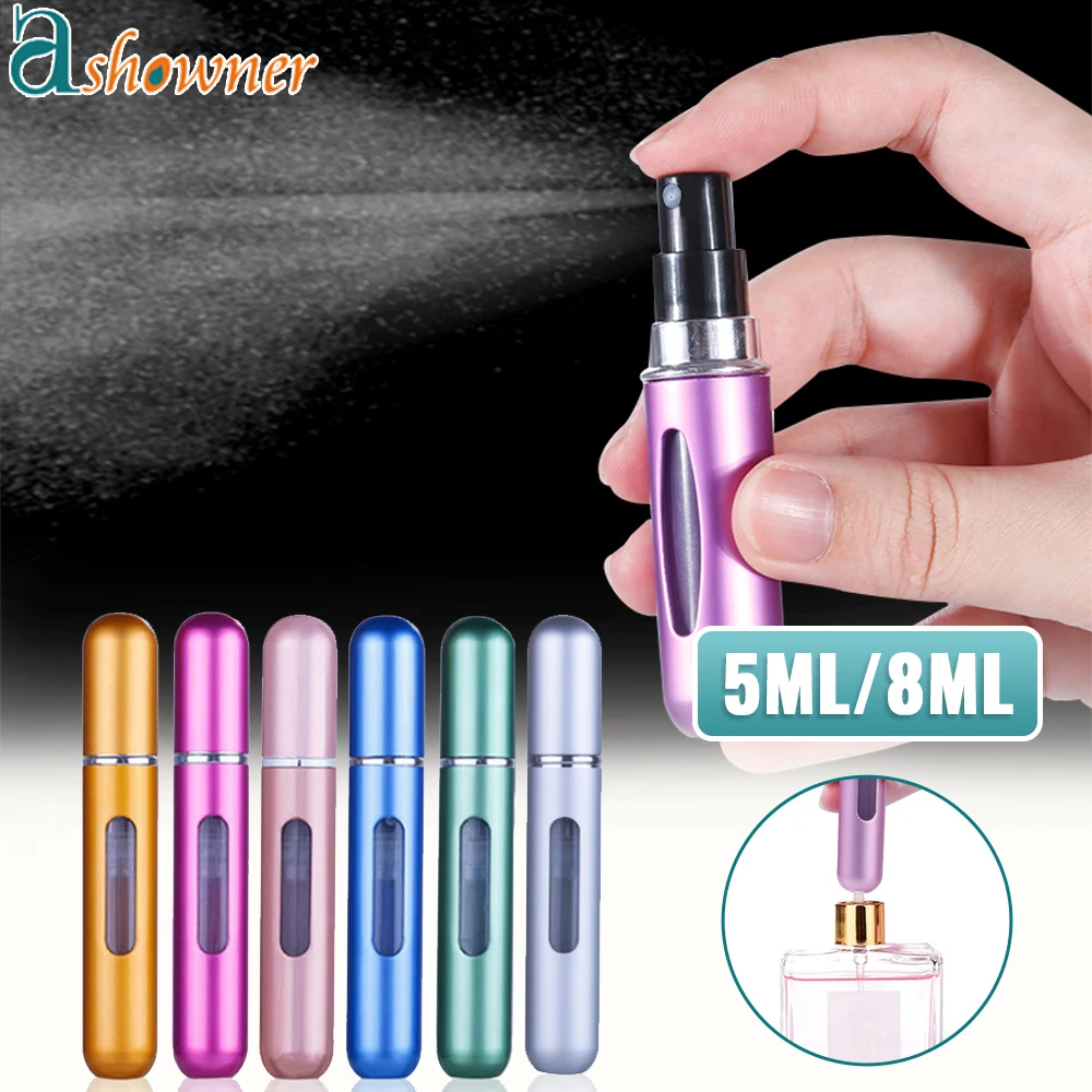 5ml/8ml Refillable Mini Perfume Bottle Portable Aluminum Atomizer 5ml Refill Perfume Spray Bottle Cosmetic Container For Travel
5ml/8ml Refillable Mini Perfume Bottle Portable Aluminum Atomizer 5ml Refill Perfume Spray Bottle Cosmetic Container For Travel