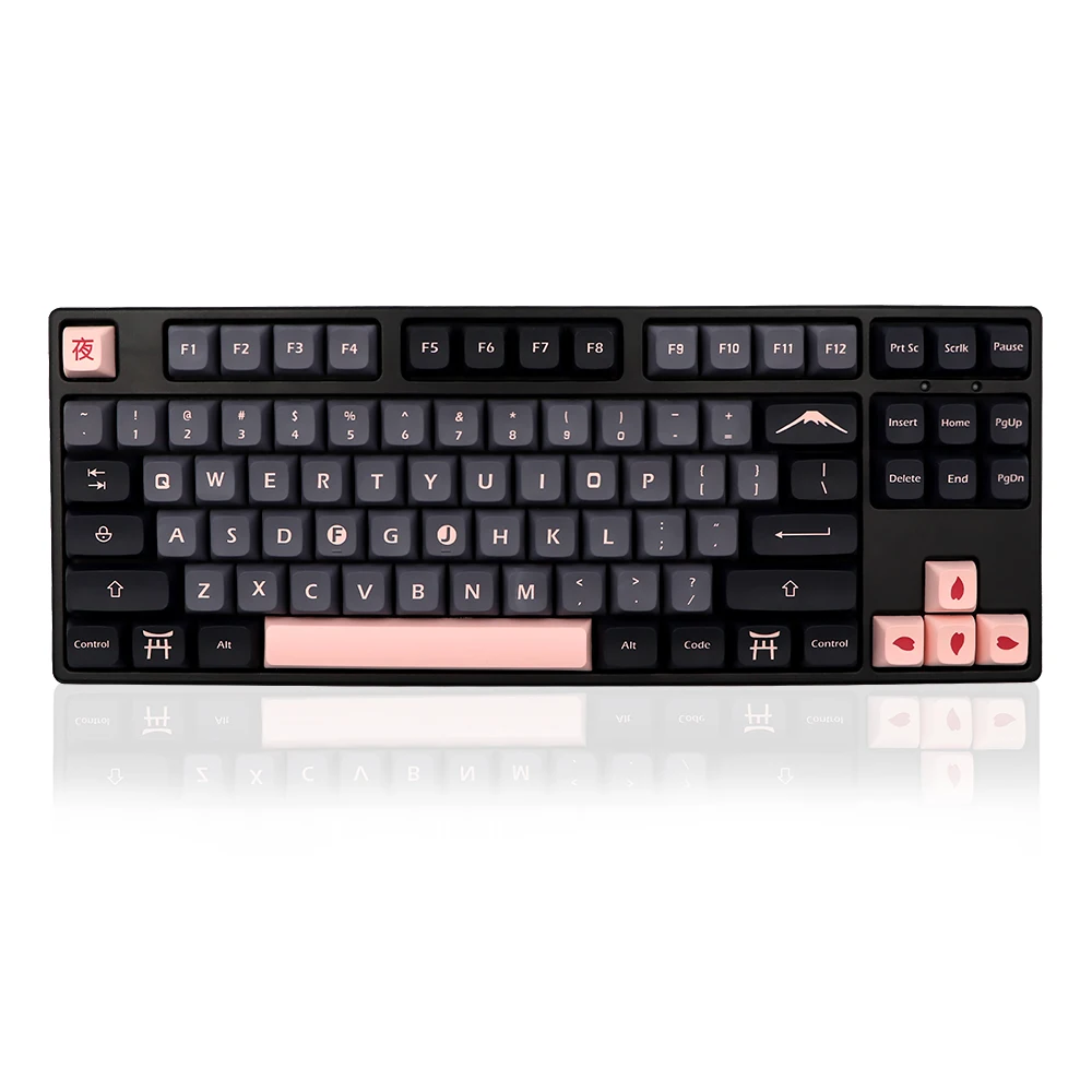 134 Key NightSakura Keycap pbt XDA Keycaps For dz60/RK61/gk64/68/84/96/104 Mechanical Keyboard gmk iso Key Cap 7u Split Spacebar
134 Key NightSakura Keycap pbt XDA Keycaps For dz60/RK61/gk64/68/84/96/104 Mechanical Keyboard gmk iso Key Cap 7u Split Spacebar