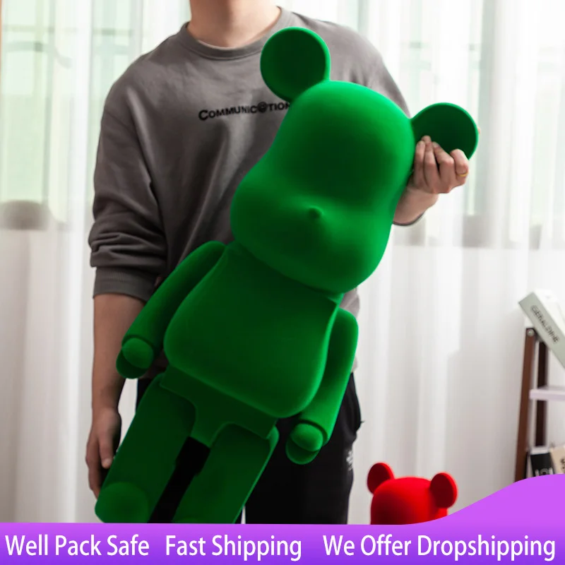 Flocking Bearbrick Statues Resins Bear Money Boxes Decoration Crafts Home Decor Living Room Bookcase Desktop Gift Sculptures
Flocking Bearbrick Statues Resins Bear Money Boxes Decoration Crafts Home Decor Living Room Bookcase Desktop Gift Sculptures