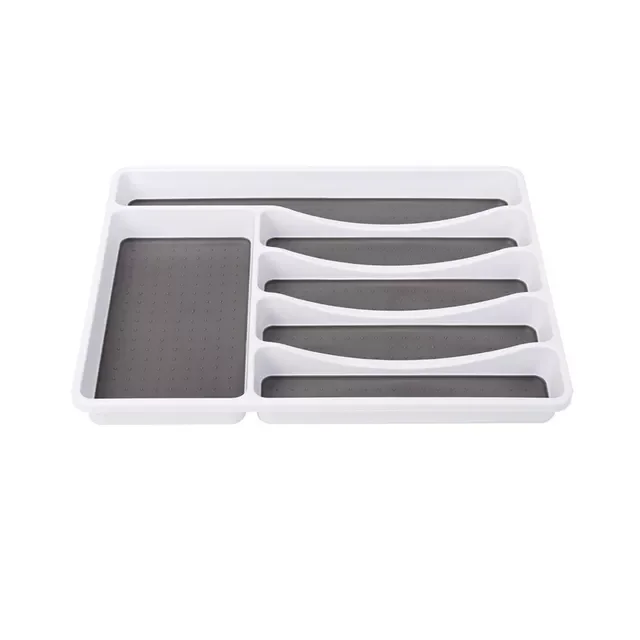 1PC Cutlery Tray Knife Fork Storage Box Rack Large Capacity Drawer Separation Organizer Kitchen Accessories Household Supplies
1PC Cutlery Tray Knife Fork Storage Box Rack Large Capacity Drawer Separation Organizer Kitchen Accessories Household Supplies