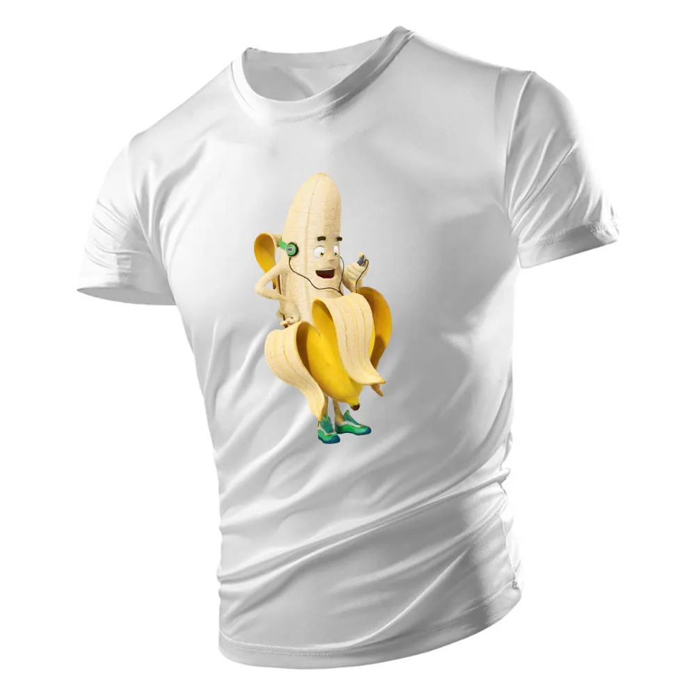 Повседневная спортивная мужская футболка Four Seasons с круглым вырезом креативная Банановая графика 2d принт дышащая быстросохнущая с коротким рукавом
Повседневная спортивная мужская футболка Four Seasons с круглым вырезом креативная Банановая графика 2d принт дышащая быстросохнущая с коротким рукавом