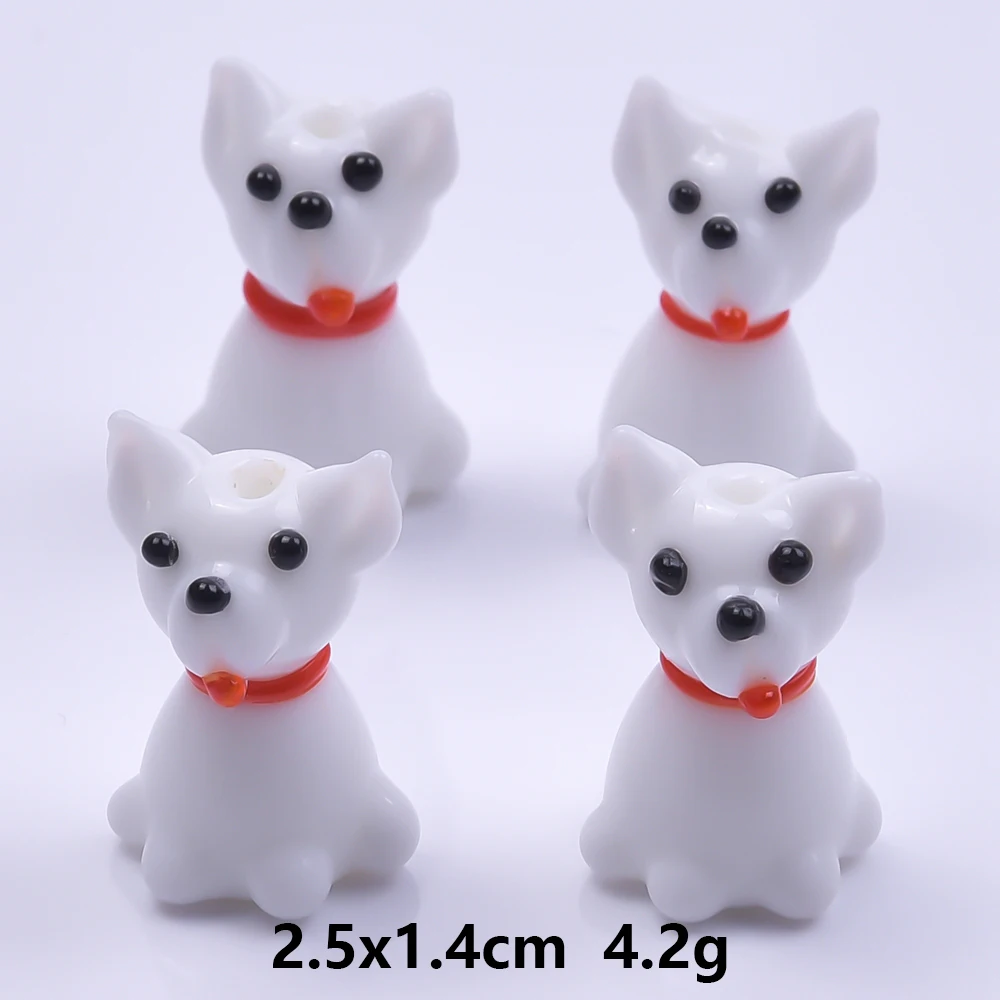 4pcs Glass Animal Dog Beads Spotted Dog Beads For Jewelry Bracelet Keychain Making Diy Lampwork Piercing Beads String Handmade
4pcs Glass Animal Dog Beads Spotted Dog Beads For Jewelry Bracelet Keychain Making Diy Lampwork Piercing Beads String Handmade
