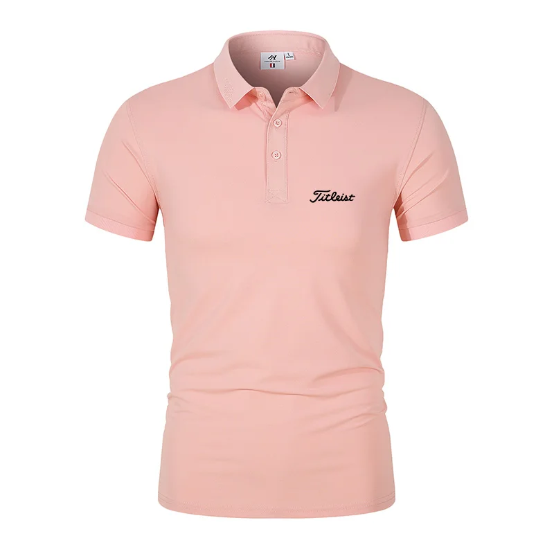Summer New Quick Dry Men's Golf Shirts Breathable Polo Shirts Business Casual Short Sleeve Tops Golf Wear Men's Lapel T-Shirts
Summer New Quick Dry Men's Golf Shirts Breathable Polo Shirts Business Casual Short Sleeve Tops Golf Wear Men's Lapel T-Shirts