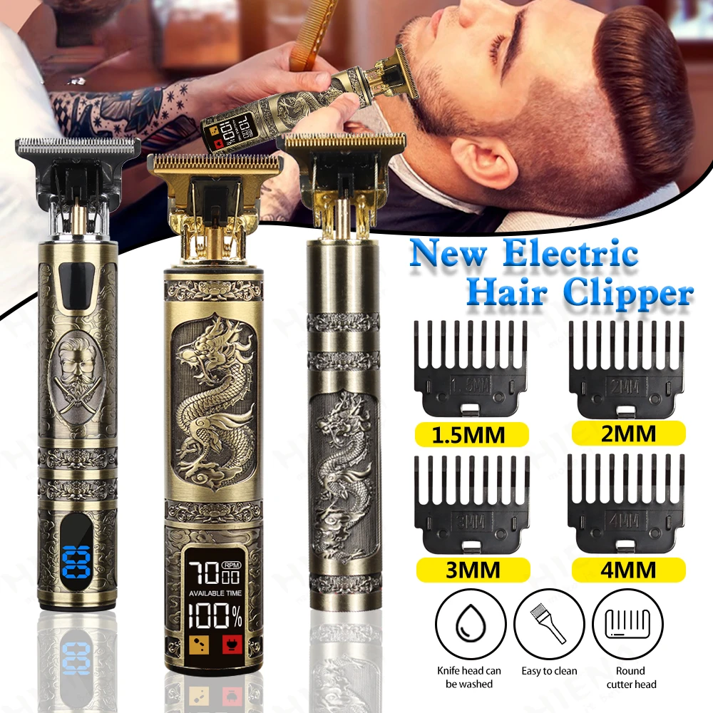 T9 USB Electric Hair Cutting Machine Rechargeable New Hair Clipper Man Shaver Trimmer For Men Barber Professional Beard Trimmer
T9 USB Electric Hair Cutting Machine Rechargeable New Hair Clipper Man Shaver Trimmer For Men Barber Professional Beard Trimmer