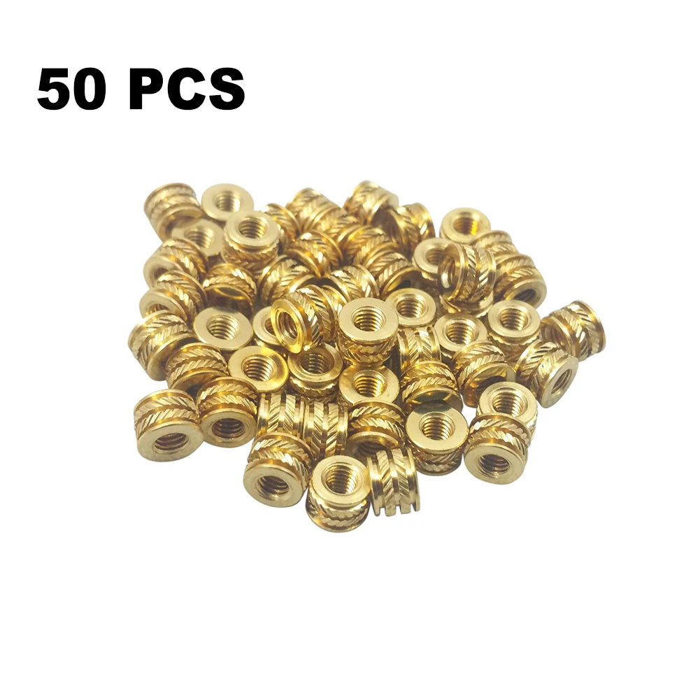 50pcs Brass Threaded Thermoset Screw Inserts #6-32 Replacement For 3D Printing Screws Metal Accessories
50pcs Brass Threaded Thermoset Screw Inserts #6-32 Replacement For 3D Printing Screws Metal Accessories