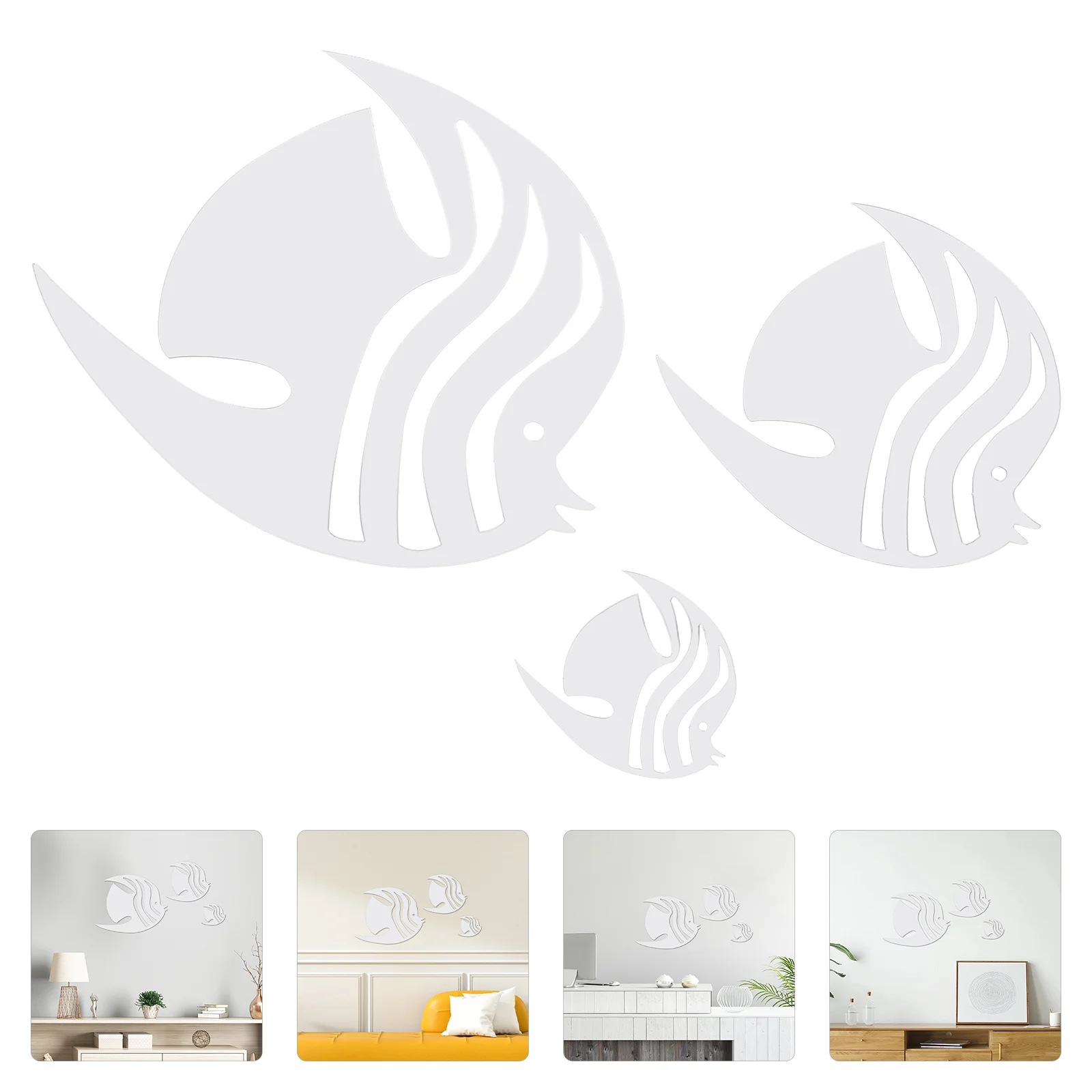 Water Splash Guard Sticker Mirrors Wall Tropical Fish Acrylic Decorative Stickers Easy Mount
Water Splash Guard Sticker Mirrors Wall Tropical Fish Acrylic Decorative Stickers Easy Mount