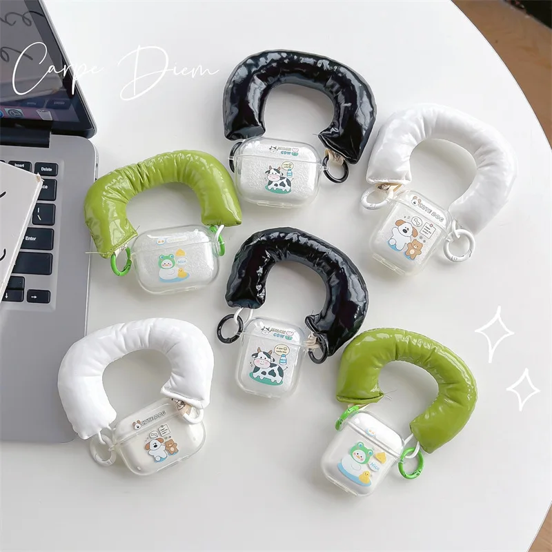 Creative Wristband Cute Animals Case for Apple AirPods 1 2 3 Pro Cases Cover IPhone Bluetooth Earbuds Earphone Air Pod Pods Case
Creative Wristband Cute Animals Case for Apple AirPods 1 2 3 Pro Cases Cover IPhone Bluetooth Earbuds Earphone Air Pod Pods Case