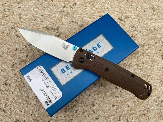 New Flax Handle Outdoor High Quality BENCHMADE 535 Folding Knife Camping Safety Defense Pocket Military Knives EDC Tool
New Flax Handle Outdoor High Quality BENCHMADE 535 Folding Knife Camping Safety Defense Pocket Military Knives EDC Tool