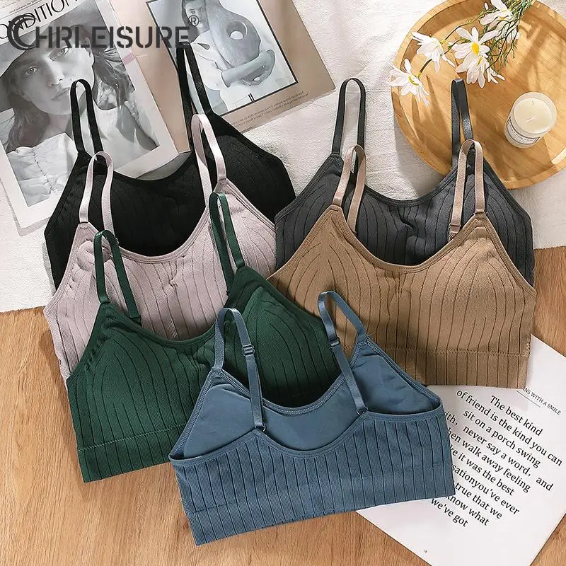 Len Buck Seamless Push Up Bra for Women Striped Bralette Top Lingerie Female Underwear Tube Top New Women Anti-glare Sports Bra
Len Buck Seamless Push Up Bra for Women Striped Bralette Top Lingerie Female Underwear Tube Top New Women Anti-glare Sports Bra