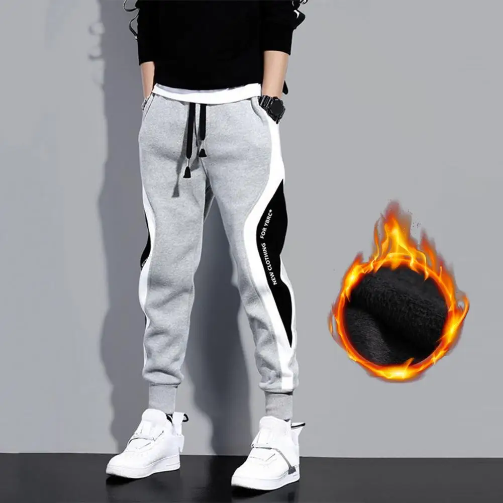 Vintage Plush Lining Warm Pants For Men Joggers Stitching Color Block Trousers Men's Korean Hip Hop Sweatpants pantalones hombre
Vintage Plush Lining Warm Pants For Men Joggers Stitching Color Block Trousers Men's Korean Hip Hop Sweatpants pantalones hombre