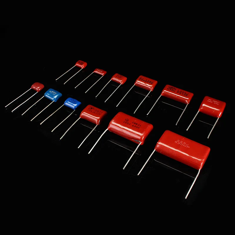 200pcs CBB Capacitor Kit 0.001uF-2.2uF Polypropylene Film Capacitors 630V Capacitors Assortment Pack Electronics Kits
200pcs CBB Capacitor Kit 0.001uF-2.2uF Polypropylene Film Capacitors 630V Capacitors Assortment Pack Electronics Kits