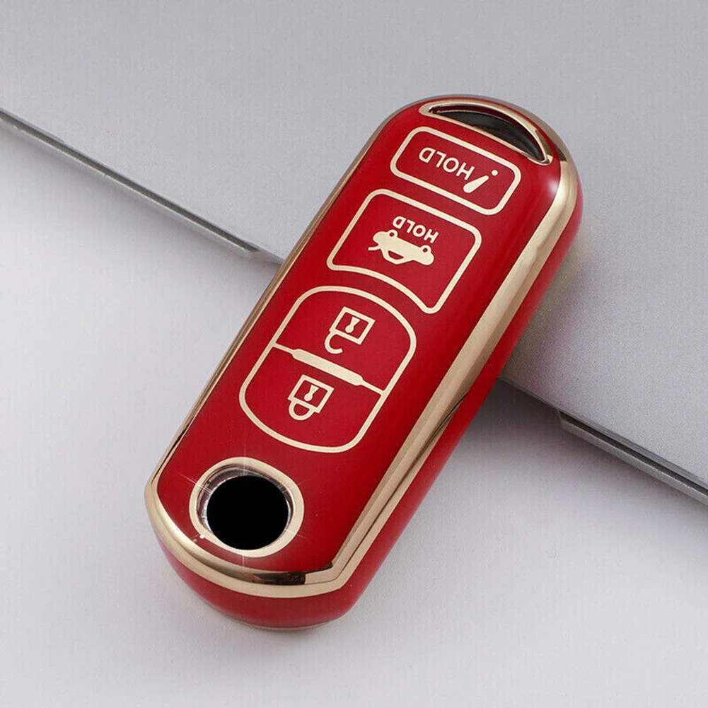 TPU Car Remote Key Case Cover Protective Shell Fob 4 Buttons For Mazda CX-5 CX-3 CX-30 CX-9 MX-5 Car Accessories
TPU Car Remote Key Case Cover Protective Shell Fob 4 Buttons For Mazda CX-5 CX-3 CX-30 CX-9 MX-5 Car Accessories