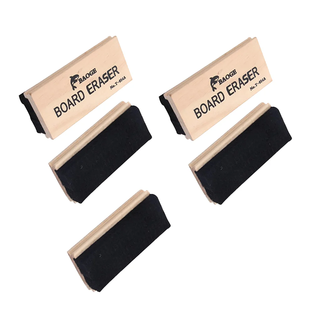 5Pcs Chalkboard Eraser Wooden Felt Campus Style Eraser Dustless Wood Blackboard Cleaner Dry Eraser for Classroom Office School
5Pcs Chalkboard Eraser Wooden Felt Campus Style Eraser Dustless Wood Blackboard Cleaner Dry Eraser for Classroom Office School