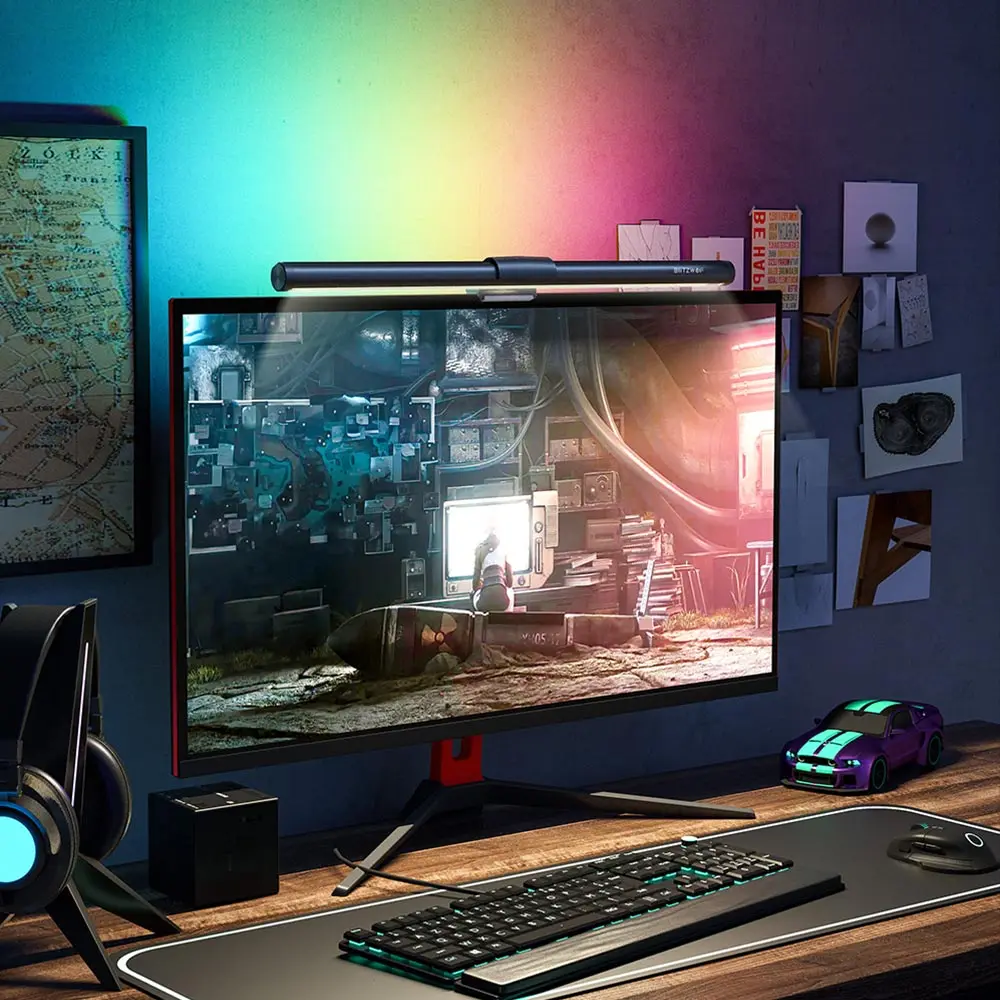 RGB LED Desk Lamp Dimmable Office Computer Eye-caring Table Lamps for Study Reading Screen Monitor Hanging Light Bar
RGB LED Desk Lamp Dimmable Office Computer Eye-caring Table Lamps for Study Reading Screen Monitor Hanging Light Bar