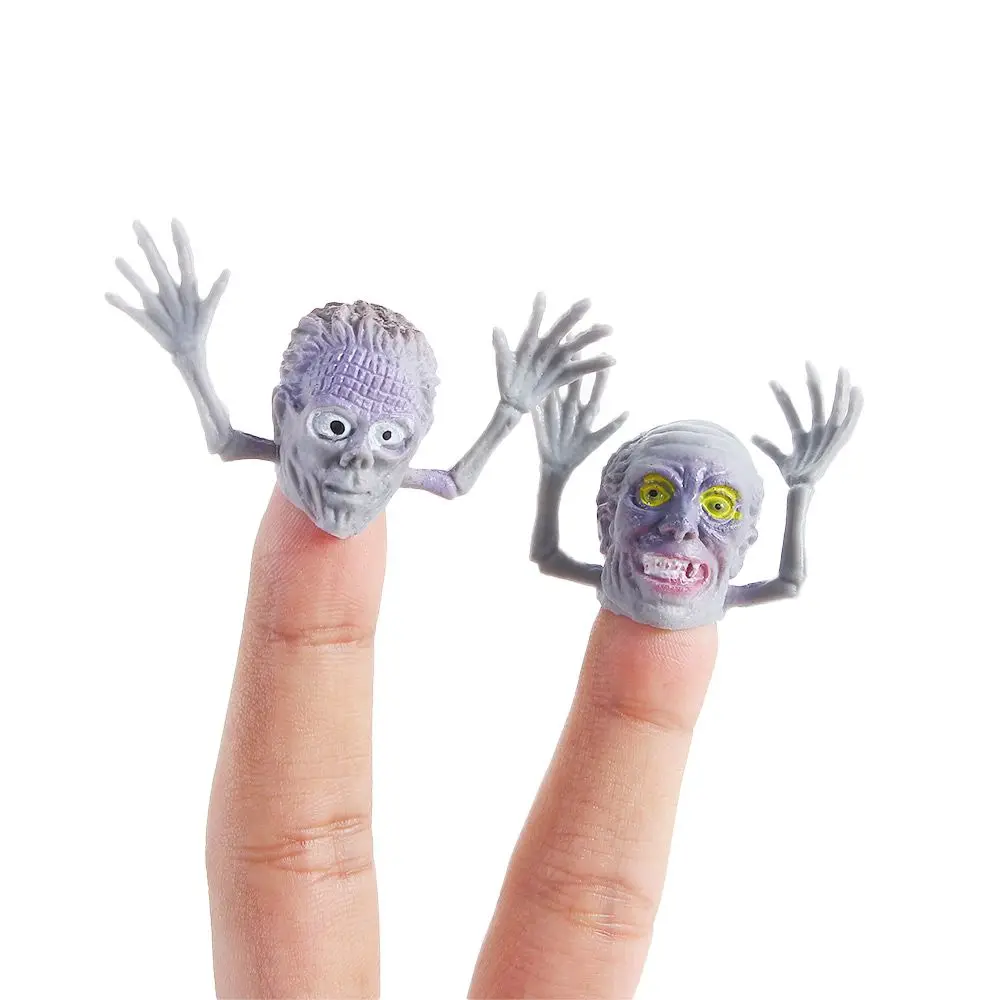 

For Kid Telling Story Mini Hand Ghost Head Zombie Novelty Gag Toys Finger Puppets Toy Hand Toys Gags Practical Jokes