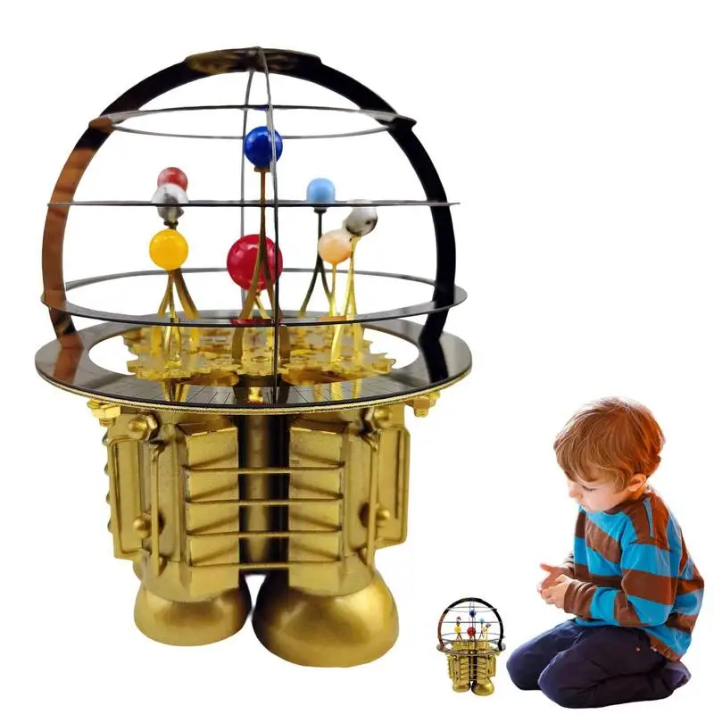 Metal Solar System Model Decorative Solar System Models Retro Metal Solar System Toy Decoration Turnable Planetarium Model Craft
Metal Solar System Model Decorative Solar System Models Retro Metal Solar System Toy Decoration Turnable Planetarium Model Craft