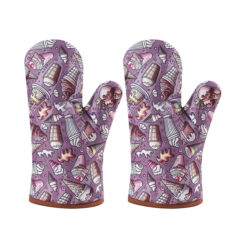 2 шт., термостойкие варежки для духовки 
2 шт., термостойкие варежки для духовки