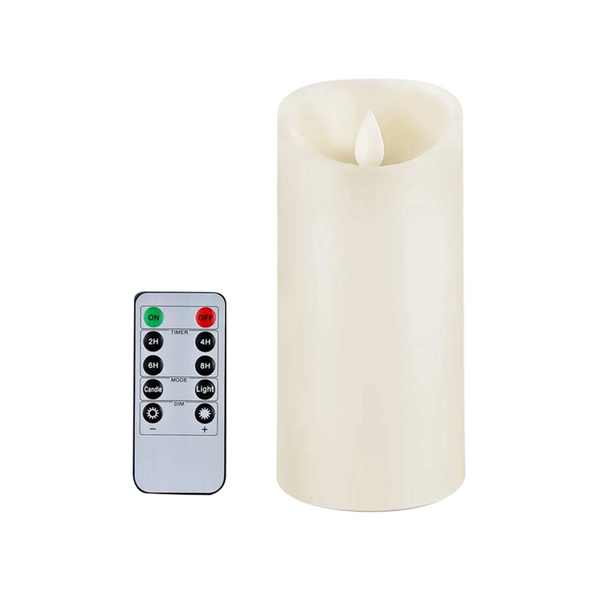 Flickering Flameless Candles Battery Operated with Remote Control and Timer, 3X6 Inch for Indoor Outdoor Decoration
Flickering Flameless Candles Battery Operated with Remote Control and Timer, 3X6 Inch for Indoor Outdoor Decoration