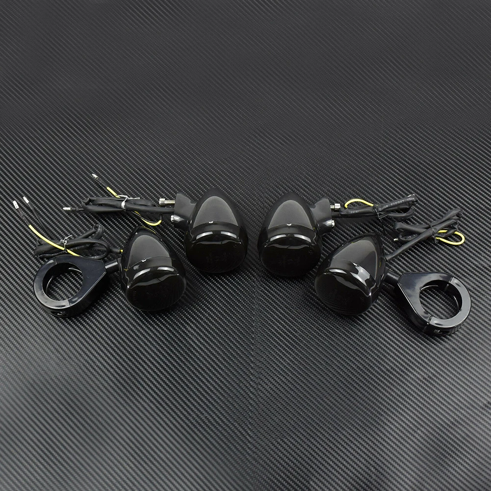 4PCS Front Rear LED Motorcycle Turn Signal Light W/41mm ABS Plastic For Harley Sportster Indicator Lights Lamp Accessories
4PCS Front Rear LED Motorcycle Turn Signal Light W/41mm ABS Plastic For Harley Sportster Indicator Lights Lamp Accessories