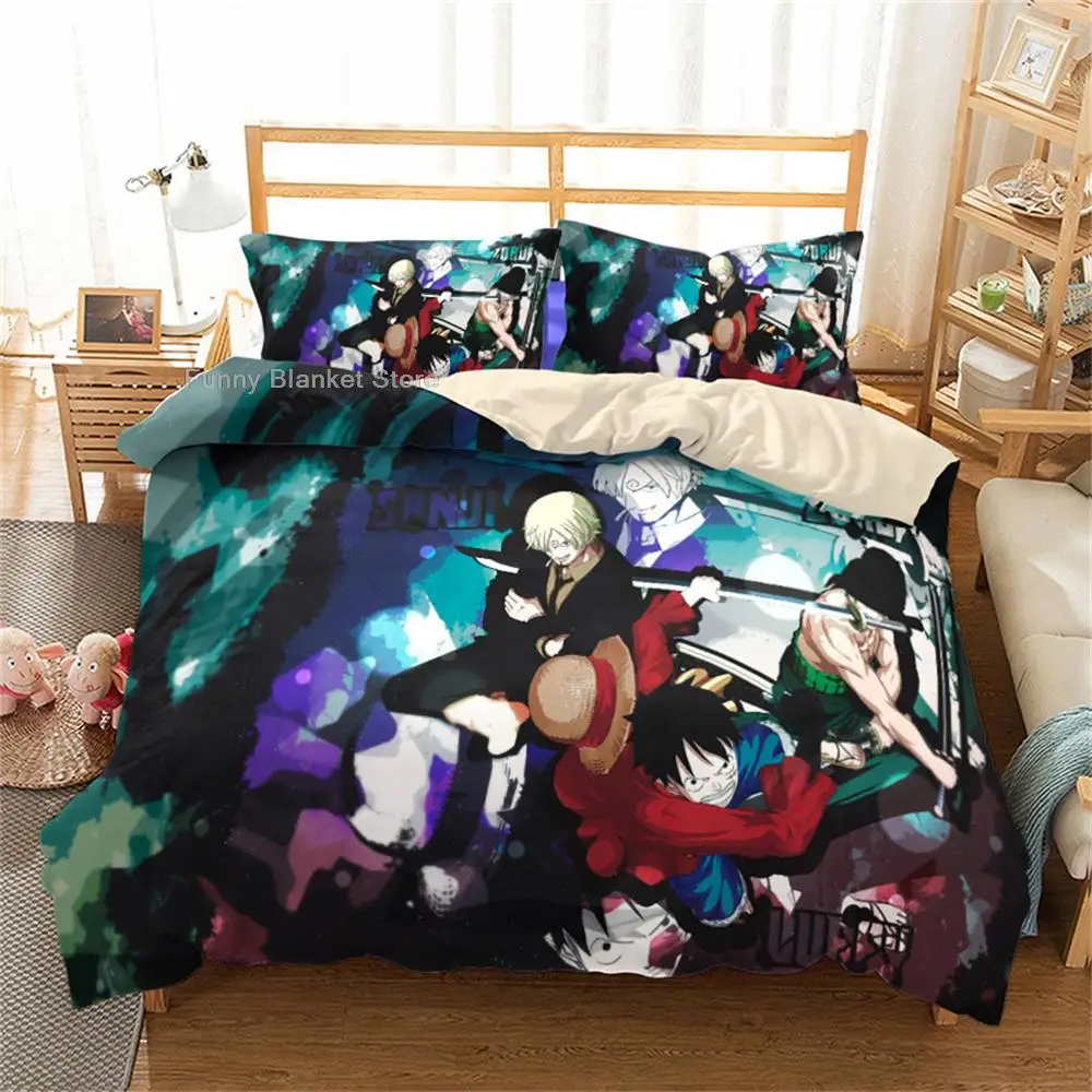 ONE Piece Japan Anime Game Summer Bed Pillowcases Quilt Duvet Cover Set Single Queen King 3D Photo Bedding Set
ONE Piece Japan Anime Game Summer Bed Pillowcases Quilt Duvet Cover Set Single Queen King 3D Photo Bedding Set