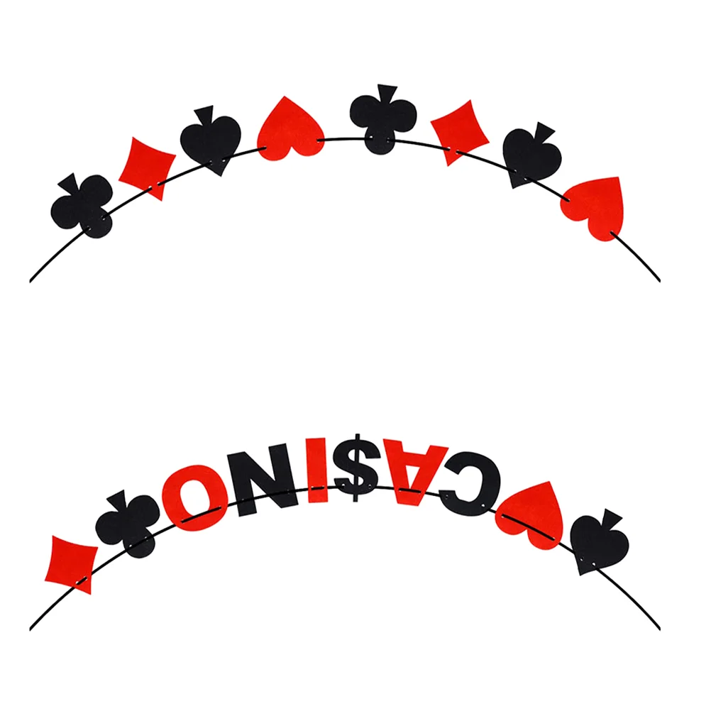 Banner Casino Party Poker Garland Decorations Vegas Playinglas Hanging Black Theme Red Decoration Paper Pub Birthday Night Bar
Banner Casino Party Poker Garland Decorations Vegas Playinglas Hanging Black Theme Red Decoration Paper Pub Birthday Night Bar