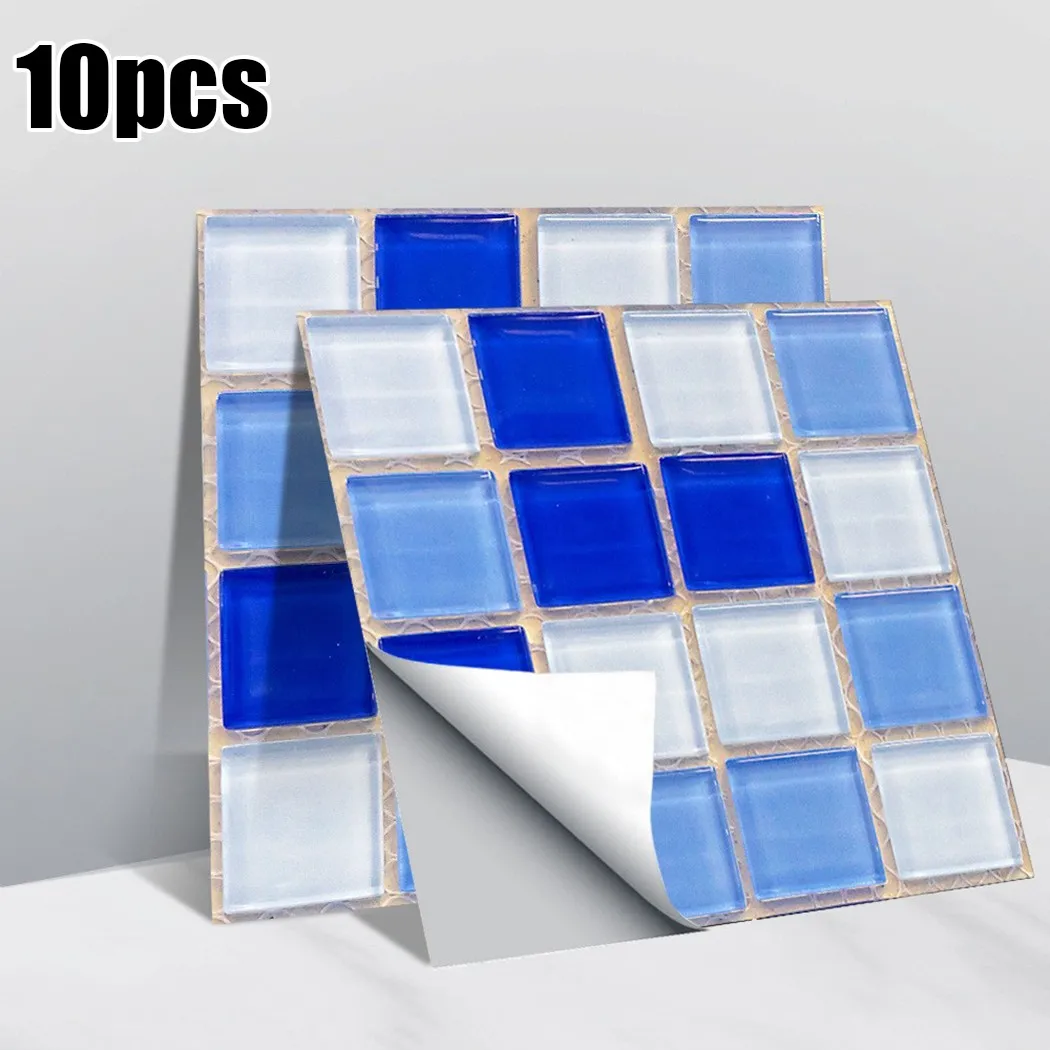 10pcs Glitter Mosaic Tiles Kit 10*10cm Self Adhesive Wall Stickers Kitchen Bathroom Home Wall Tiles Set Household Decorations
10pcs Glitter Mosaic Tiles Kit 10*10cm Self Adhesive Wall Stickers Kitchen Bathroom Home Wall Tiles Set Household Decorations