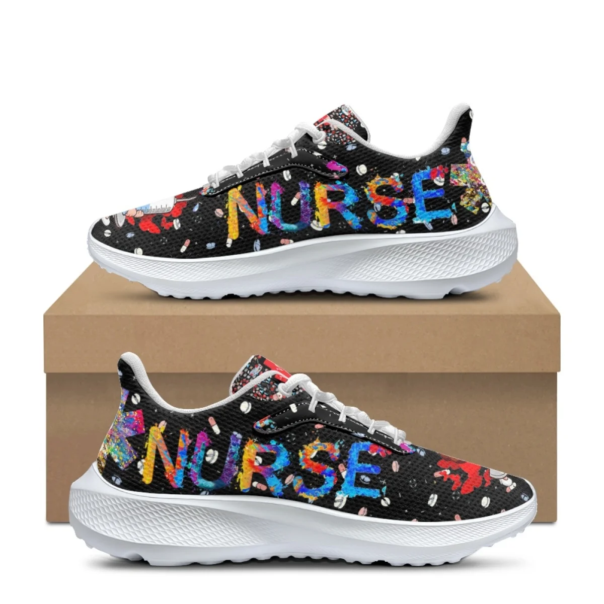 Comfortable Breathable Walking Shoes Female Cartoon Nurse Designer Indoor Outdoor Flat Sneakers Teen Students Casual Shoes Gift
Comfortable Breathable Walking Shoes Female Cartoon Nurse Designer Indoor Outdoor Flat Sneakers Teen Students Casual Shoes Gift