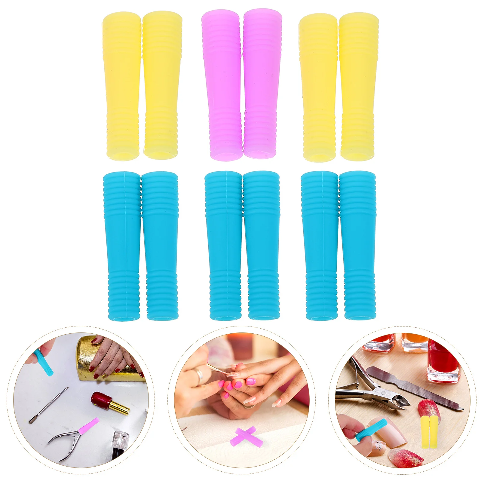 6 Pairs Nail Scissors Handle Protective Cover Bag Manicure Tool Sleeve Silicone Case Sheath Silica Gel Cases Safety
6 Pairs Nail Scissors Handle Protective Cover Bag Manicure Tool Sleeve Silicone Case Sheath Silica Gel Cases Safety