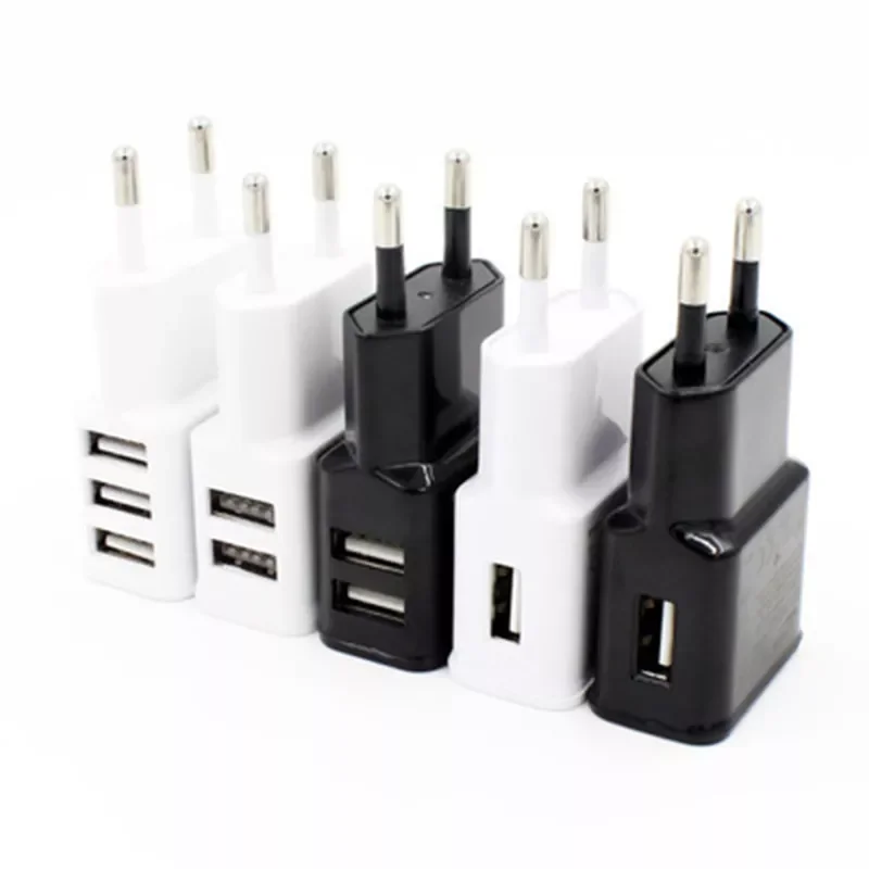 Universal EU Charger DC 5V Power Supply 2A AC TO DC 220C TO 5V USB Mobile Phone Converter Power Adapter Double Port for Iphone
Universal EU Charger DC 5V Power Supply 2A AC TO DC 220C TO 5V USB Mobile Phone Converter Power Adapter Double Port for Iphone