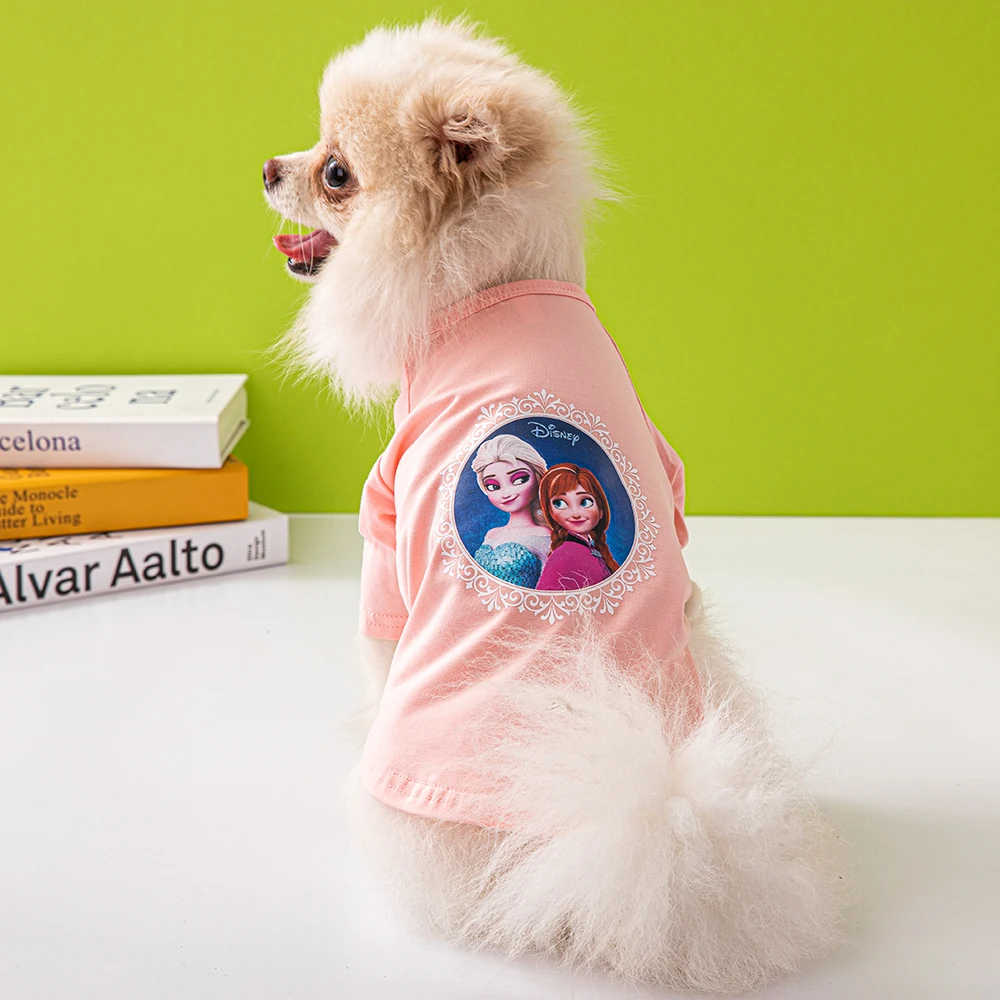 Disney Princess Lisa Fashion Print Dog Clothes 100% Cotton Pet Clothing Summer Dog Vest for Small and Medium Dogs Schnauzer
Disney Princess Lisa Fashion Print Dog Clothes 100% Cotton Pet Clothing Summer Dog Vest for Small and Medium Dogs Schnauzer