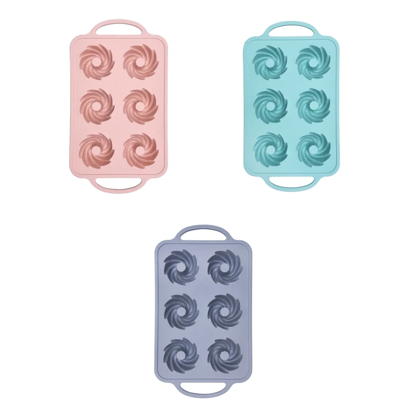 6-Cavity Mousse Moulds Quick Release Muffin Pans Cake Mould Dessert Molds Baking Trays Windmill Shaped Silicone Material
6-Cavity Mousse Moulds Quick Release Muffin Pans Cake Mould Dessert Molds Baking Trays Windmill Shaped Silicone Material