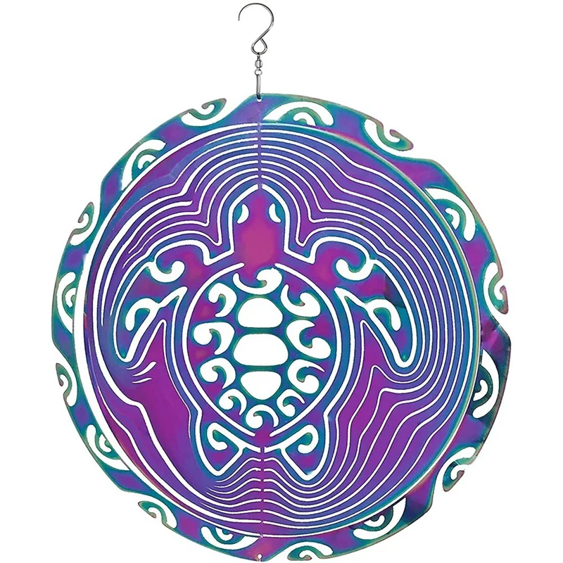 Wind Spinner -Hanging Wind Spinners For Yard And Garden,3D Metal Wind Kinetic Sculptures Spinners,Turtle Wind Spinner
Wind Spinner -Hanging Wind Spinners For Yard And Garden,3D Metal Wind Kinetic Sculptures Spinners,Turtle Wind Spinner