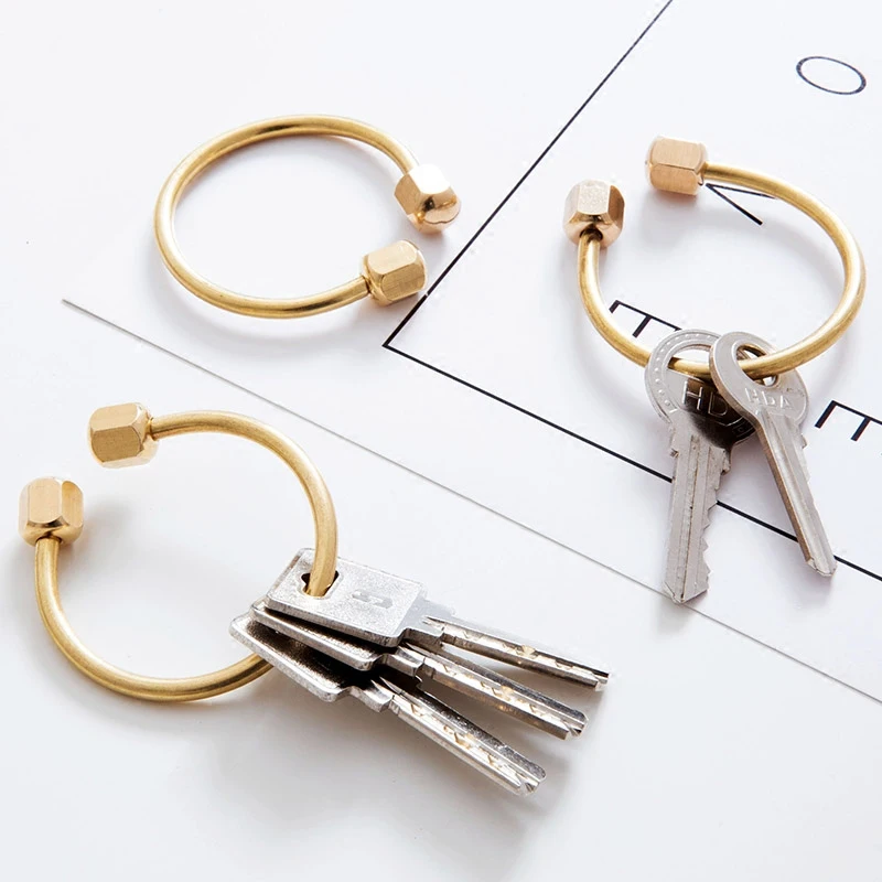 Cute Keychain Solid Brass Antique Craft Clasps Keyrings Key Chain Copper Waist Buckle Key Holder Metal Keyholder decorations
Cute Keychain Solid Brass Antique Craft Clasps Keyrings Key Chain Copper Waist Buckle Key Holder Metal Keyholder decorations