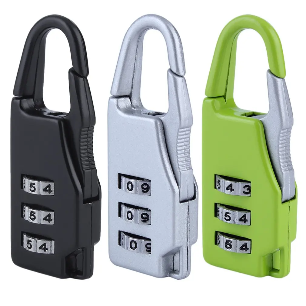 Security 3 Combination Travel Zinc Alloy Suitcase Luggage Bag Jewelry Boxes Tool Chests Code Lock Zipper Padlock Keyed Padlock
Security 3 Combination Travel Zinc Alloy Suitcase Luggage Bag Jewelry Boxes Tool Chests Code Lock Zipper Padlock Keyed Padlock