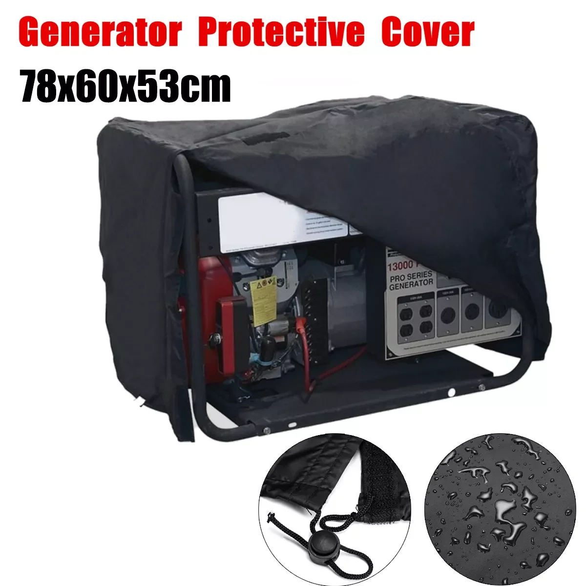 78x60x53cm 210D Generator Waterproof Dust Cover Protection Accessory Oxford Cloth All-Purpose Covers Accessories
78x60x53cm 210D Generator Waterproof Dust Cover Protection Accessory Oxford Cloth All-Purpose Covers Accessories