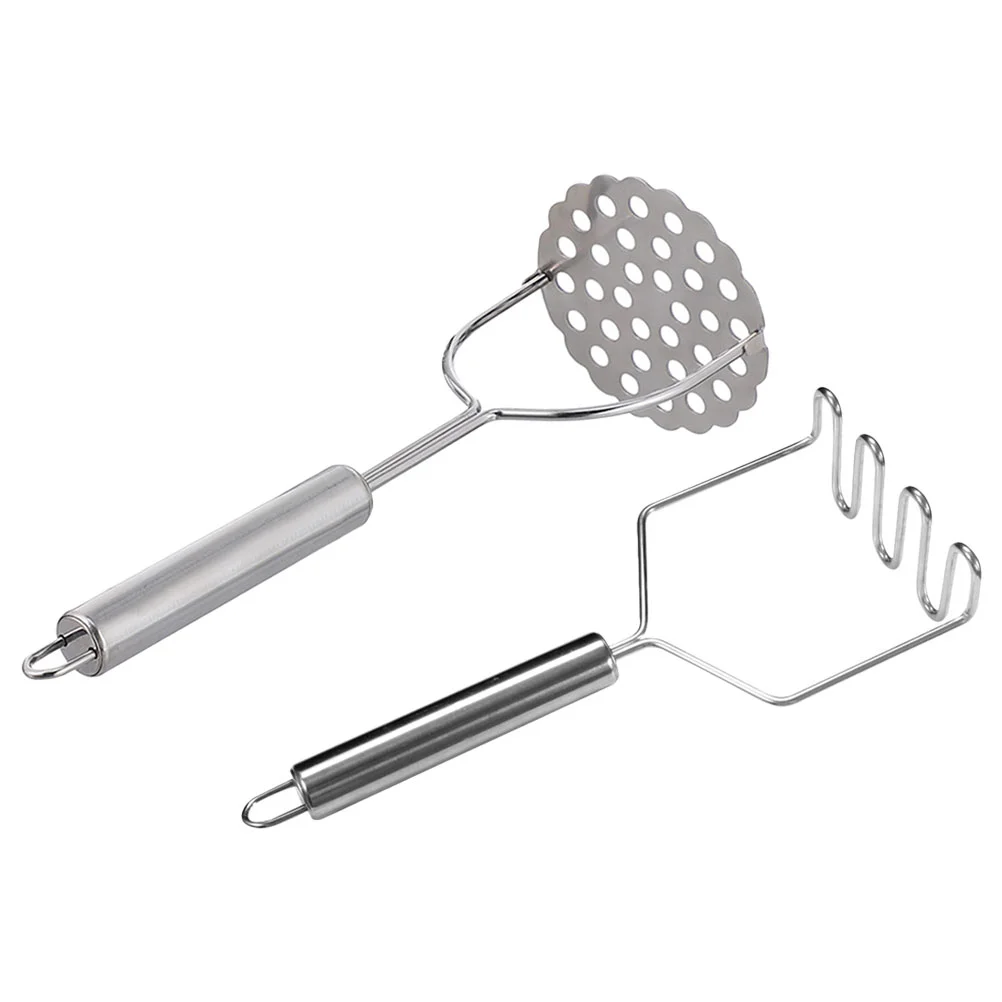 2pcs Manual Handheld Convenient Stainless Steel Beans Masher Kitchen Presser Potato Pressing Tool Potato Crusher
2pcs Manual Handheld Convenient Stainless Steel Beans Masher Kitchen Presser Potato Pressing Tool Potato Crusher