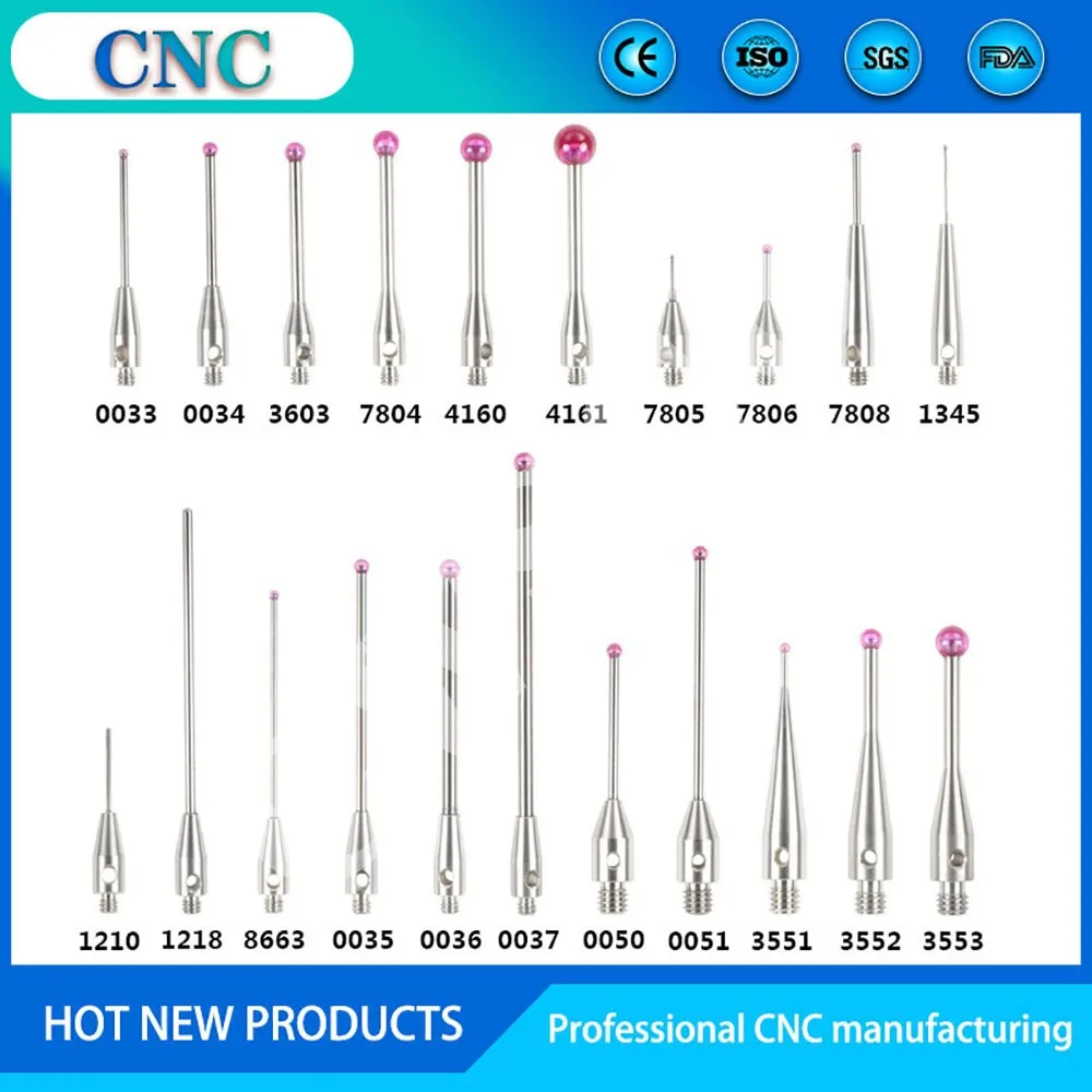 Three-coordinate Stylus CNC Machine Tool Cnc Probe Accessories probe three-dimensional ruby needle stylus
Three-coordinate Stylus CNC Machine Tool Cnc Probe Accessories probe three-dimensional ruby needle stylus