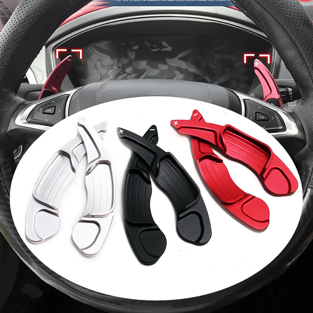 Aluminum Steering Wheel DSG Shift Paddle Shifter Gear Extension For Ford Mondeo /Fusion 13-19/Edge 15-19 Taurus auto car styling
Aluminum Steering Wheel DSG Shift Paddle Shifter Gear Extension For Ford Mondeo /Fusion 13-19/Edge 15-19 Taurus auto car styling