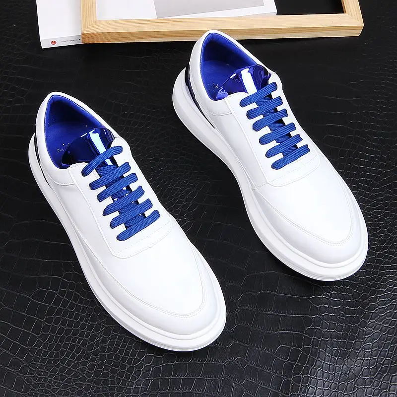 men fashion breathable white shoes lace-up original leather shoe youth street style flats platform sneakers comfortable footwear
men fashion breathable white shoes lace-up original leather shoe youth street style flats platform sneakers comfortable footwear