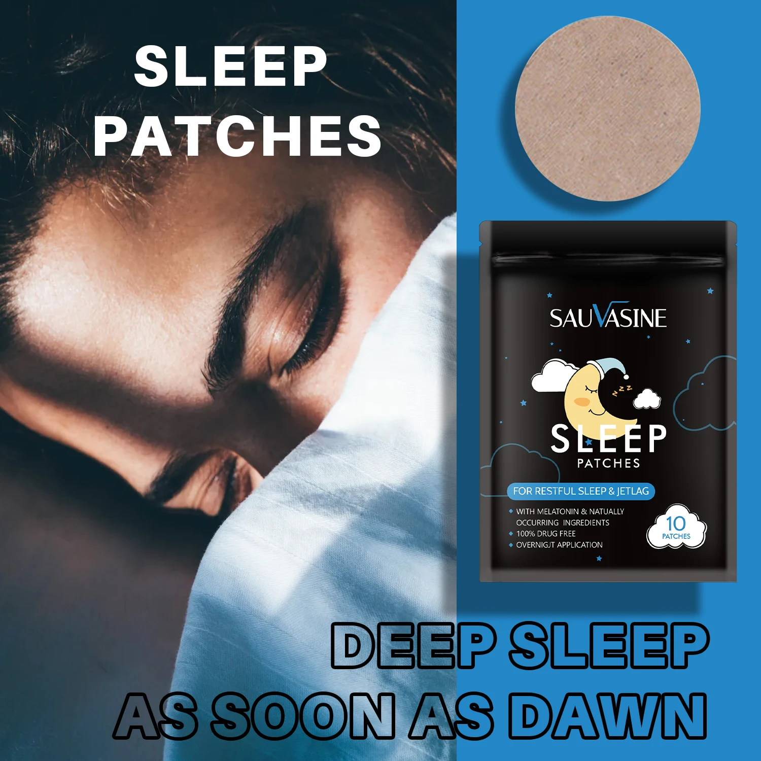 10pcs Natural Sleepy Patch Promote Sleep Aid Sleeping Sticker Improve Insomnia Relieving Stress Anxiety Massage Beauty Health
10pcs Natural Sleepy Patch Promote Sleep Aid Sleeping Sticker Improve Insomnia Relieving Stress Anxiety Massage Beauty Health