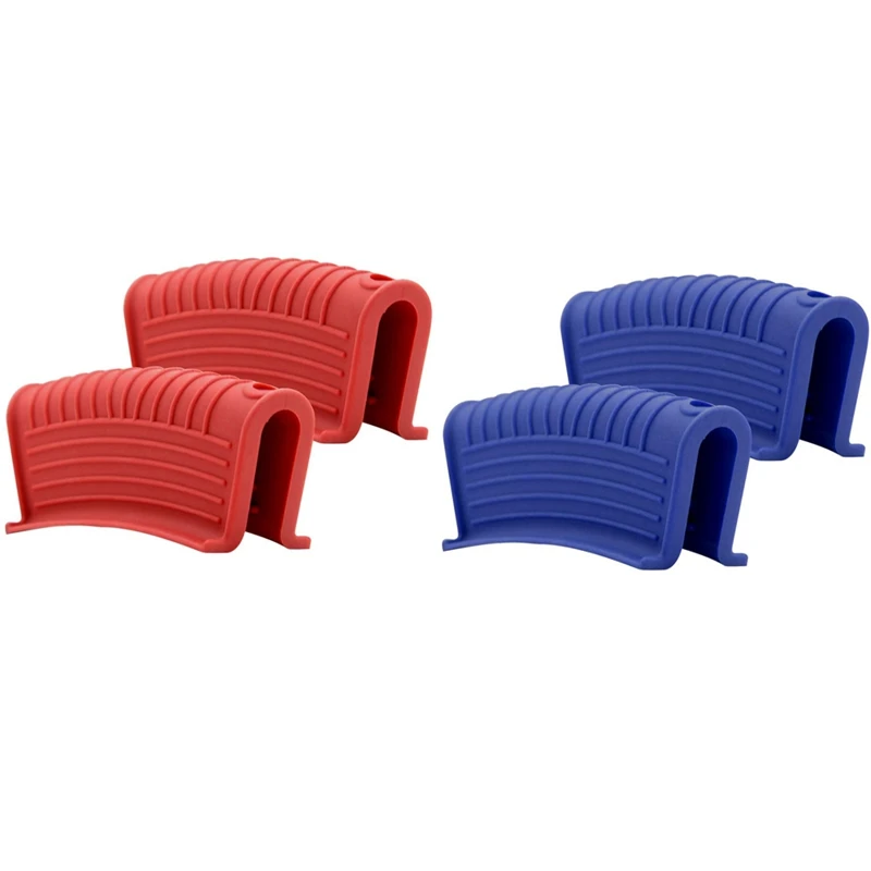 ABSF 4 Pcs Thickened Silicone Pan Handle Cover Pan Ear Clip Cast Iron Pan Frying Pan Wok Handle Holder,Red & Blue
ABSF 4 Pcs Thickened Silicone Pan Handle Cover Pan Ear Clip Cast Iron Pan Frying Pan Wok Handle Holder,Red & Blue
